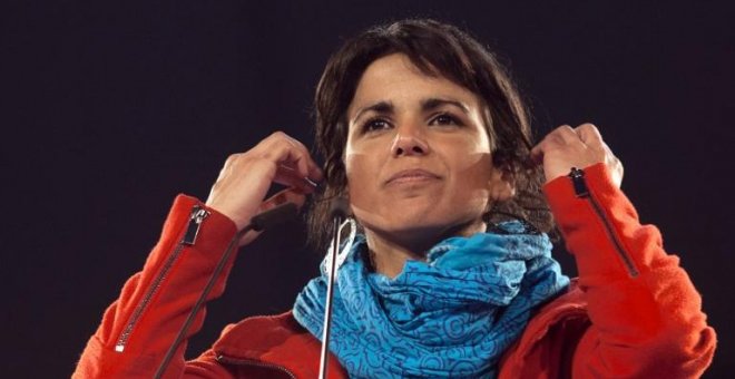 Teresa Rodríguez, durante un acto de Podemos en Sevilla. - AFP