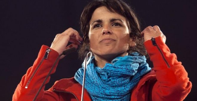 Teresa Rodríguez, durante un acto de Podemos en Sevilla. - AFP