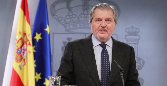 Rueda de prensa de Iñigo Méndez de Vigo tras el Consejo de Ministros/ EUROPA PRESS