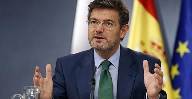 Rafael Catalá, ministro de Justicia.EFE