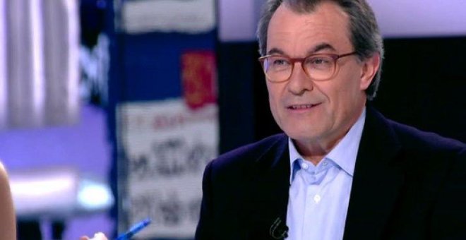 Artur Mas durante la entrevista en 'El Objetivo'