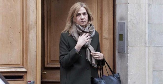 La infanta Cristina sale de su domicilio de Ginebra esta semana. EFE/José Reina