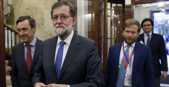 Rajoy, en el Congreso hace unos días. EFE/Kiko Huesca