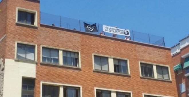 Centro Político La Trinchera, edificio okupado por la Coordinadora Antifascista de Madrid /COORDINADORA ANTIFASCISTA