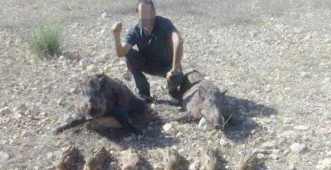 Imagen que publicaron en un foro de internet los cazadores denunciados. |  GC