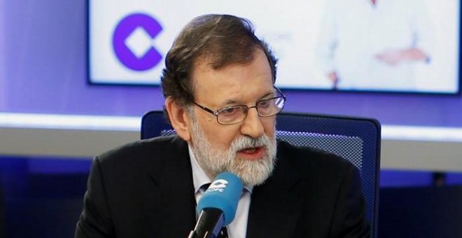Fotografía facilitada por la Cadena COPE, del presidente del Gobierno, Mariano Rajoy. - EFE