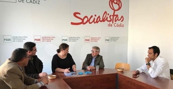 El senador socialista Francisco González Cabaña en una reunión. EUROPA PRESS/PSOE