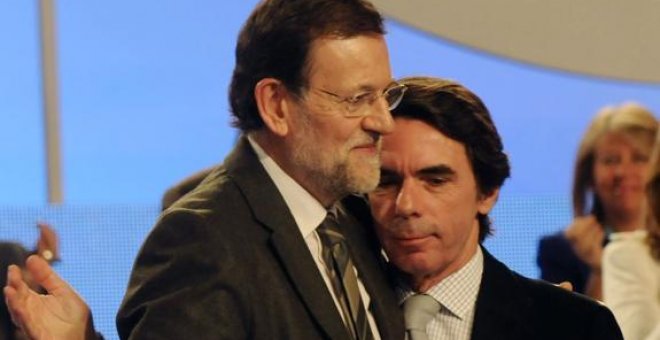 Rajoy, Aznar. EFE