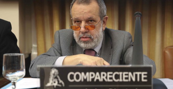 El Defensor del pueblo, Francisco Fernández Marugán, comparece en el Congreso de los Diputados. EFE/Kiko Huesca