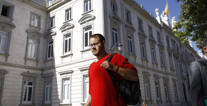 El rapero Pablo Hasel acude a declarar en la Audiencia Nacional