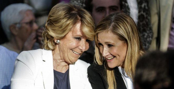 Esperanza Aguirre y Cristina Cifuentes