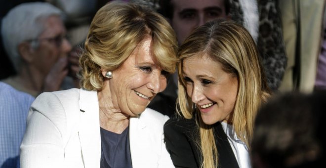 Esperanza Aguirre y Cristina Cifuentes