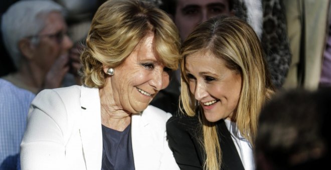 Esperanza Aguirre y Cristina Cifuentes