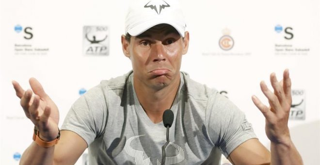 El número uno del mundo, el español Rafael Nadal.- EFE