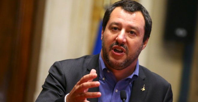 El ministro del Interior de Italia, Matteo Salvini, líder de la ultraderechista Liga. / Reuters