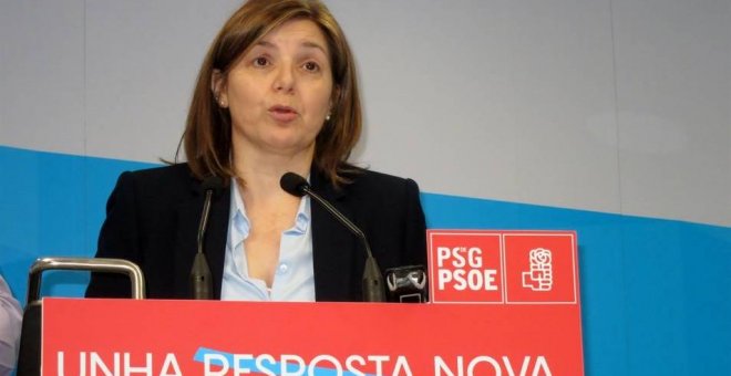 Pilar Cancela cuando era la presidenta de la gestora del Partidos Socialista de Galicia | Europa Press