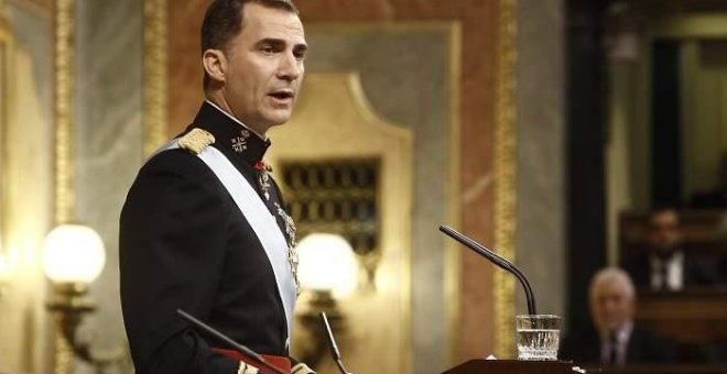 Felipe VI en el Congreso. / Europa Press