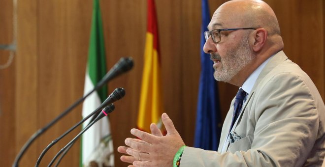 Alejandro Hernández, portavoz de Vox en el Parlamento de Andalucía. Europa Press