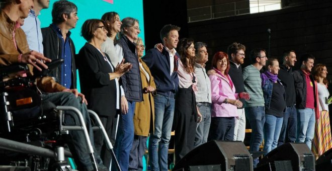 Los dirigentes de Más Madrid en un acto de campaña de las elecciones municipales y autonómicas / Más Madrid