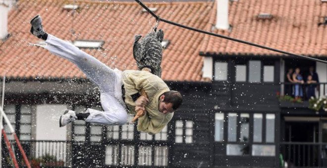 Imagen de archivo del Día de Gansos en Lekeitio. MIGUEL TOÑA / EFE