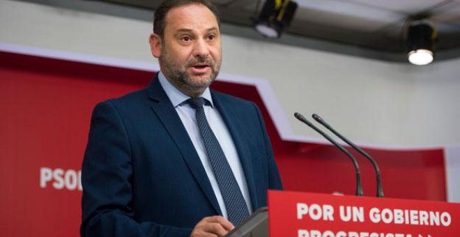 El secretario de organización del PSOE y ministro de Fomento, Jose Luis Ábalos. / ÓSCAR CAÑAS (EP)