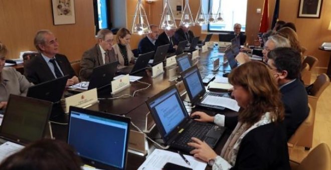 Imagen de archivo de una reunión de la JEC en el Congreso