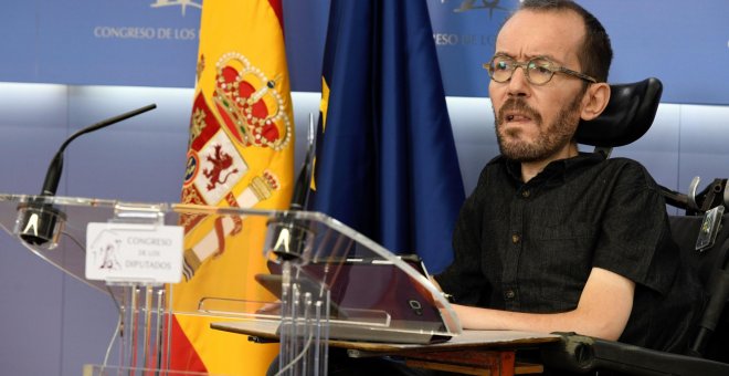09/10/2019.- El secretario de Acción de Gobierno de Unidas Podemos, Pablo Echenique, durante ungreso. / EFE