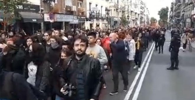 Manifestación en Madrid por la amnistía de los presos del 'procés'