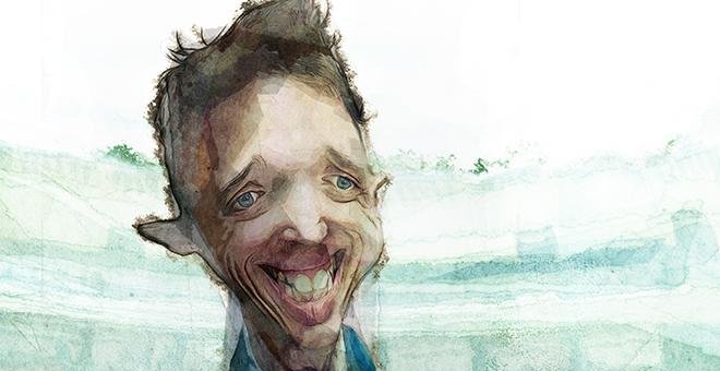 Retrato del líder de Más País, Íñigo Errejón, realizado por el ilustrador Thorsten Rienth. – PÚBLICO