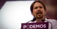 Pablo Iglesias, líder de Podemos, en el encuentro de la formación en el Palacio de Vistalegre, en octubre de este año. JAIRO VARGAS