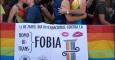 Protesta contra la homofobia de la asociación Arcópoli.