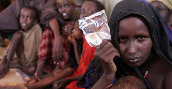 Refugiada somalí, en el campo de Dollo Ado (Etiopía). AFP
