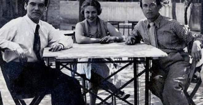 Lorca, María Teresa León y Rafael Alberti