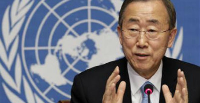 El secretario general de la ONU, Ban Ki-moon. -REUTERS