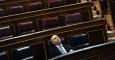 El ministro de Educación, José Ignacio Wert, durante el debate de la Lomce en el Pleno del Congreso.