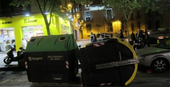 Cinco detenidos en Zaragoza tras la protesta en apoyo al Gamonal.