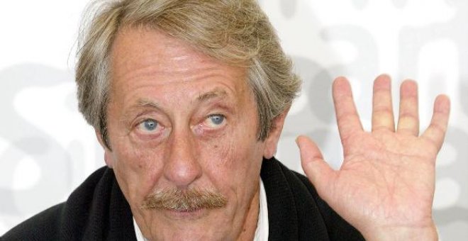 El actor francés Jean Rochefort durante su asistencia al Festival de Venecia 2002.