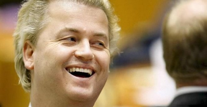 El político holandés Geert Wilders, durante una reunión celebrada en el Parlamento de La Haya el pasado día 18.