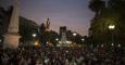 Protesta el pasado lunes en la Plaza de Mayo, en Buenos Aires, Argentina, por la muerte del fiscal Alberto Nisman / EFE