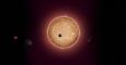 Recreación de Kepler-444 y los cinco planetas que lo orbitan. TIAGO CAMPANTE / PETER DEVINE