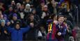 Messi celebra con Neymar su gol al Villarreal. REUTERS/Gustau Nacarino