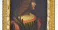 Fotografía sin fechar facilitada hoy 10 de febrero de 2015 por la Policía de Tinicno que muestra el cuadro de Leonardo Da Vinci "Retrato de Isabel de Este" que ha sido confiscada por la policía en una taquilla de seguridad en Lugano, Suiza. Según la polic