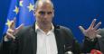 El ministro griego de Finanzas, Yanis Varoufakis, durante la rueda de prensa tras la reunión del Eurogrupo extraordinario en Bruselas en la que se acordó una prórroga de cuatro meses al rescate heleno. REUTERS/Yves Herman