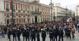 La marcha contra el decreto 3+2 en Madrid ha terminado con cargas policiales por incidentes entre dos grupos./ EUROPA PRESS