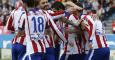 Los jugadores del Atlético de Madrid celebran el gol marcado por el delantero francés Antoine Griezmann.- EFE