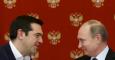 Tsipras y Putin durante la reunión mantenida el miércoles.- EFE