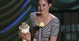 La actriz Shailene Woodley recoge el premio a la Mejor Actuación Femenina por "Bajo la misma estrella"./ REUTERS-Mario Anzuoni
