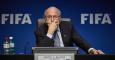 Joseph Blatter, presidente de la FIFA, en el cuartel general del estamento en Zúrich. /AFP
