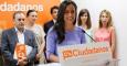 La candidata de Ciudadanos a la Alcaldía de Madrid, Begoña Villacís, durante la presentación de su programa. FOTO CIUDADANOS