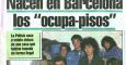 Portada del periódico días después de la primera okupación en Barcelona
